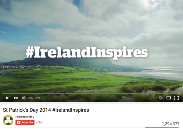 st. patrick's day Ireland tourism