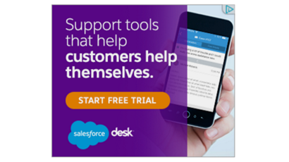 Salesforce Desk - Use an Incentive Display Ad