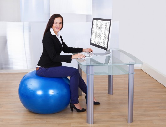 Swap Your Chair for a Stability Ball