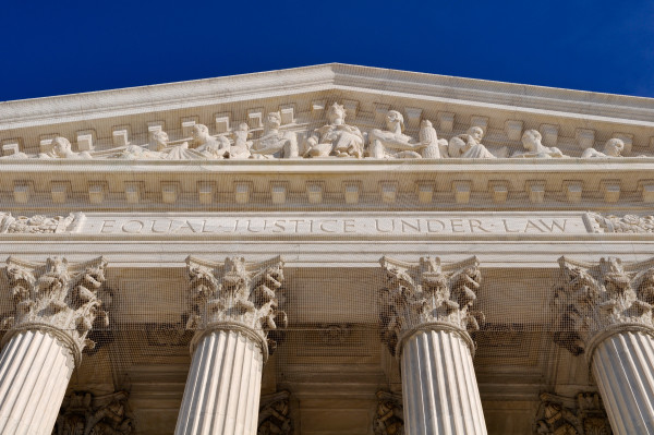 United States Supreme Court Building Pillars