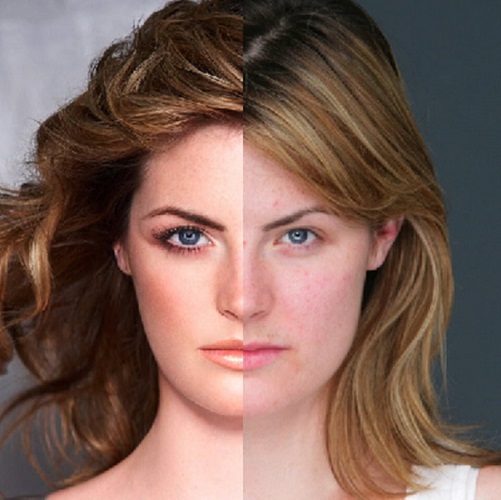 The model in Dove's 