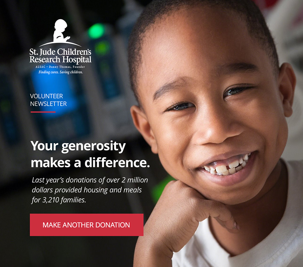 Nonprofit reoprt email from St.Jude
