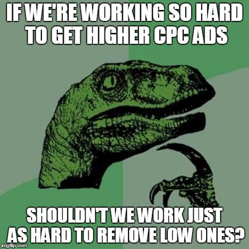 How to avoid low AdSense CPCs