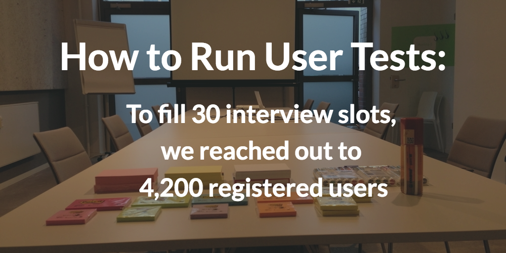 How to run user test successfully: The right candidates