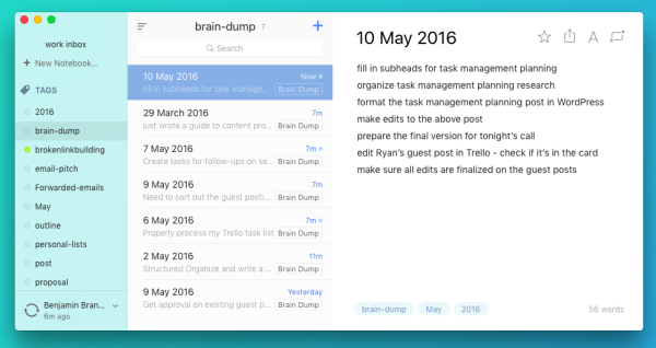 Alternote Task Management
