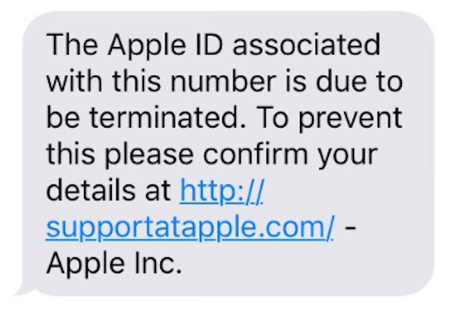 Fake Apple Id Alerts