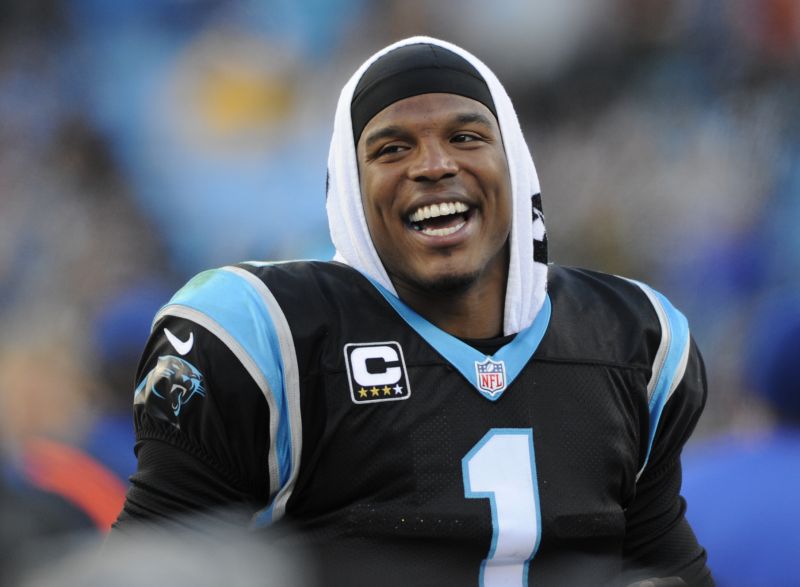 Cam Newton of the Carolina Panthers