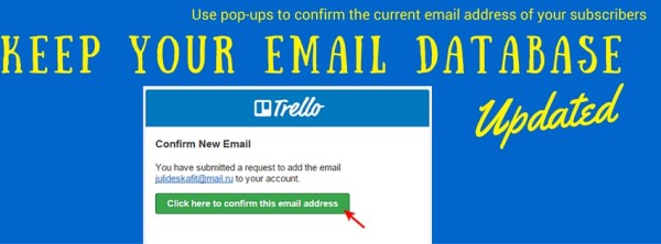 Allow your email subscribers to update their email addresses
