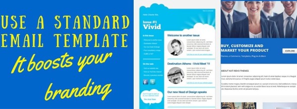 Use a standard email template