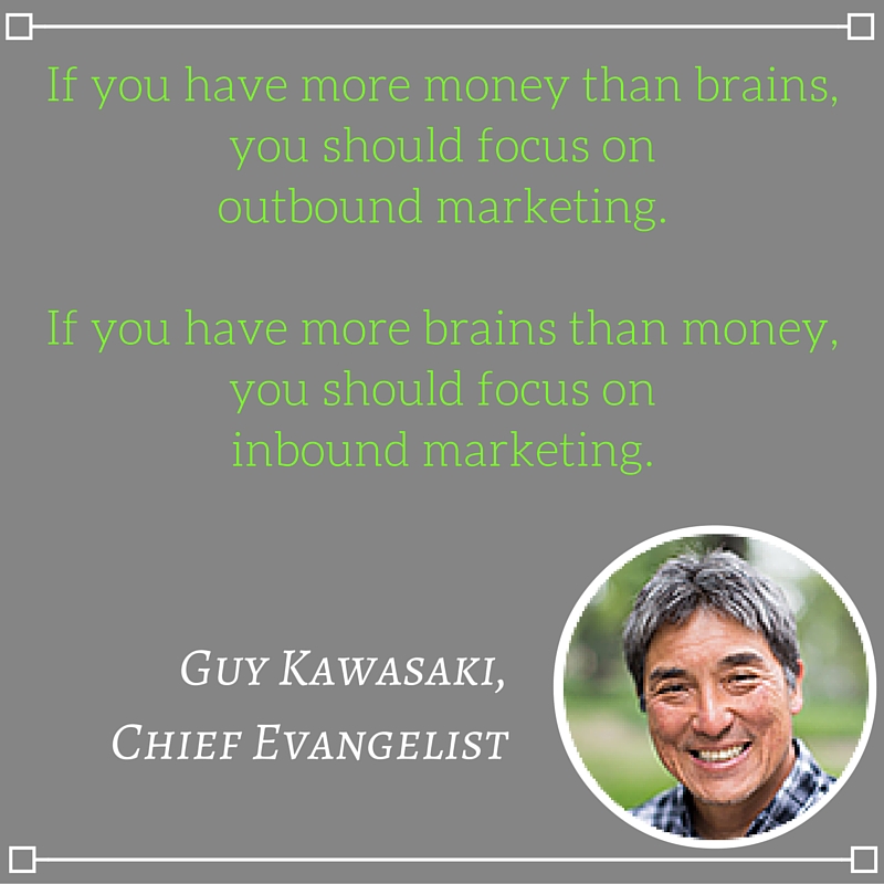 Guy Kawasaki, Chief Evangelist, Inbound Marketing