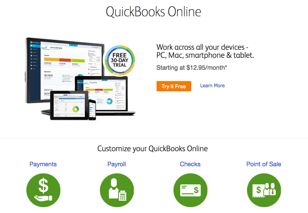 QuickBooks products overview