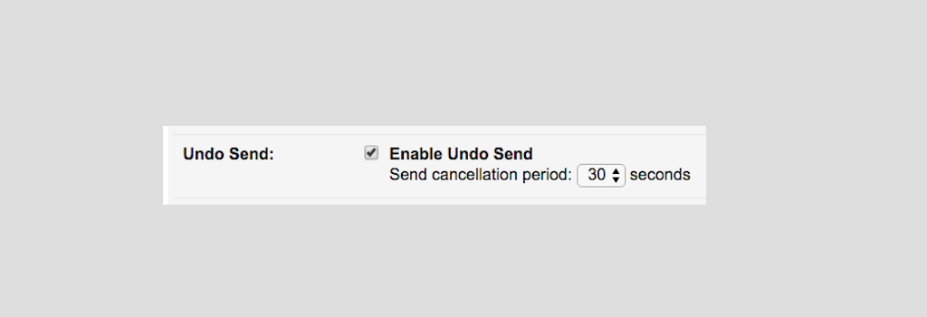gmail tip #6: gmail undo send