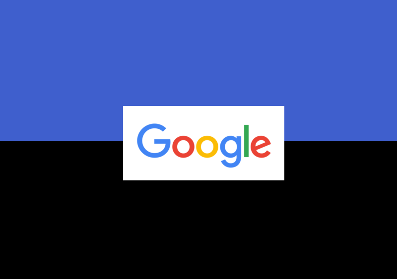Black Google text changing to blue is one of Google