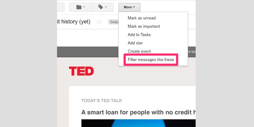 gmail tip #5: ted email