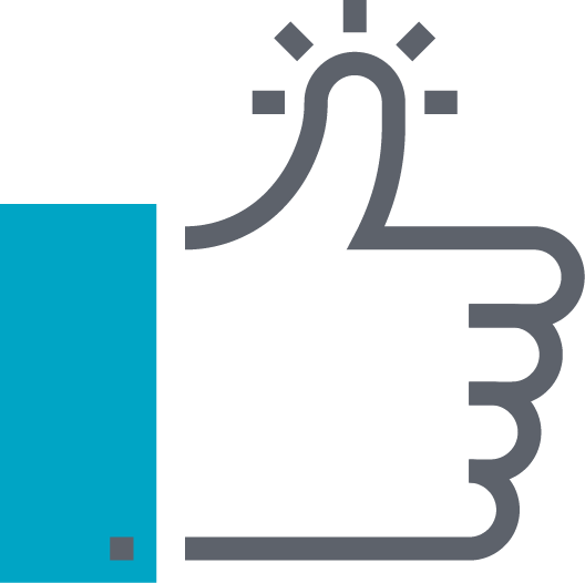 powerpoint icon thumbs up like