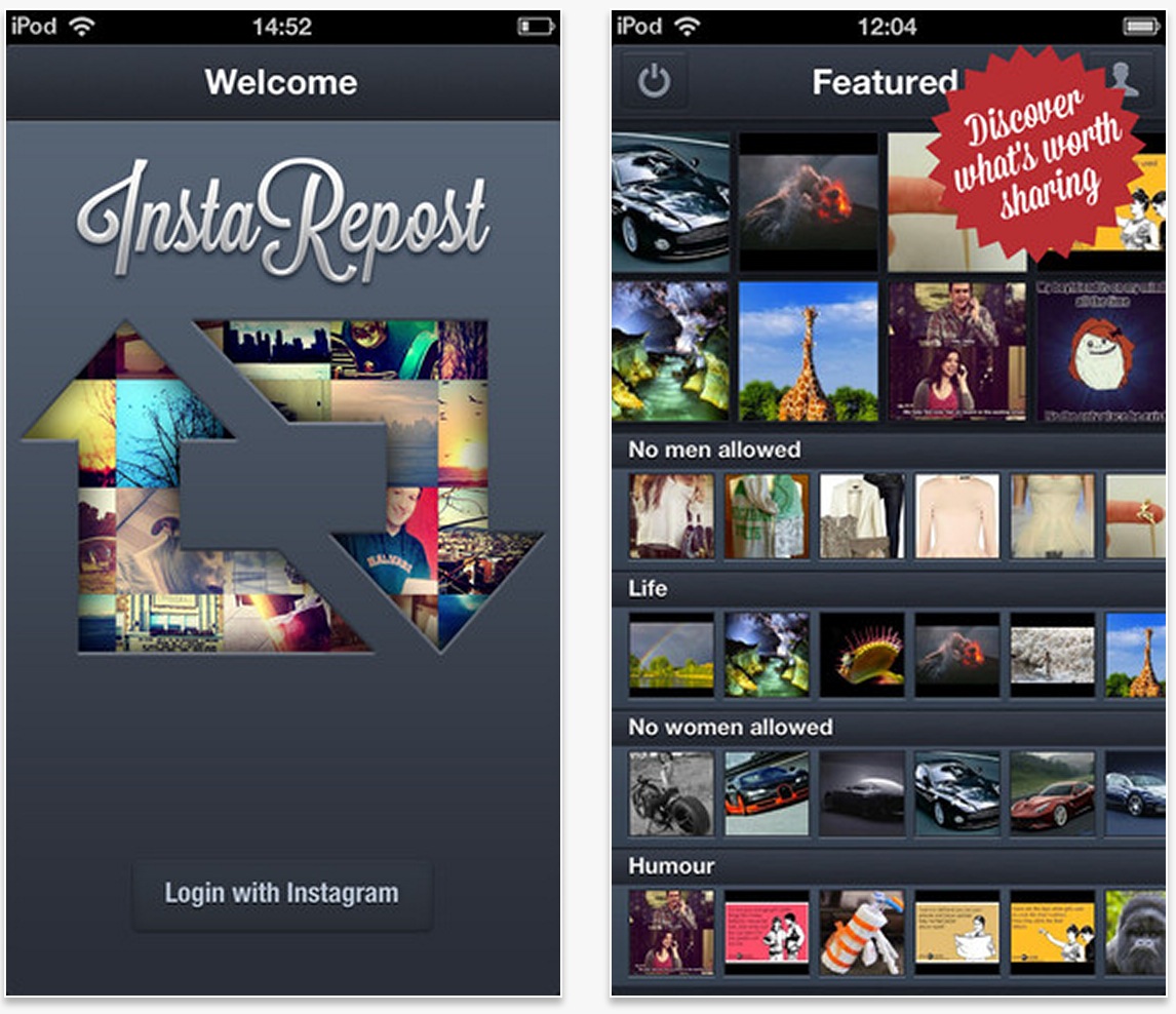 Instagram example