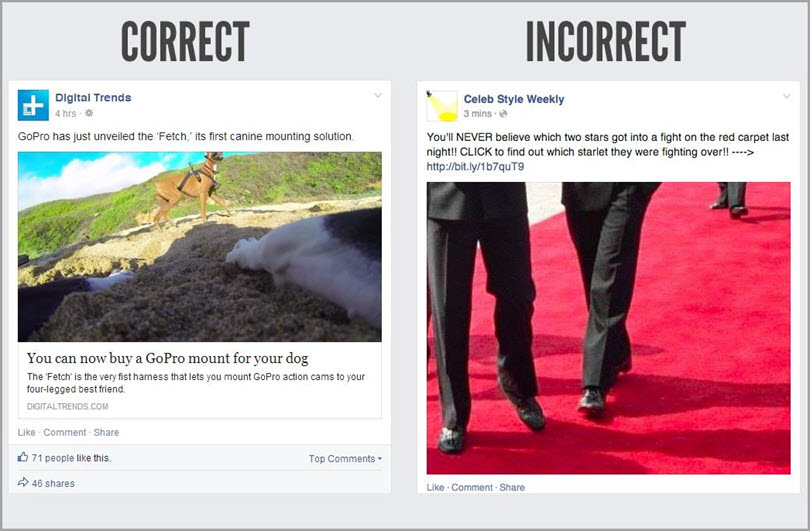 be original for facebook marketing mistakes