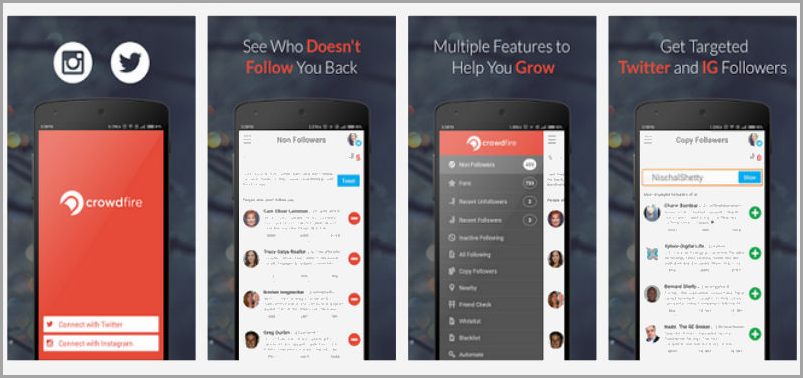 crowdfire audience management for instagram apps