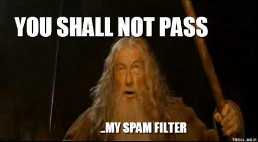 gandalf email spam filter