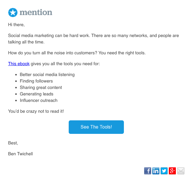email segmentation example1