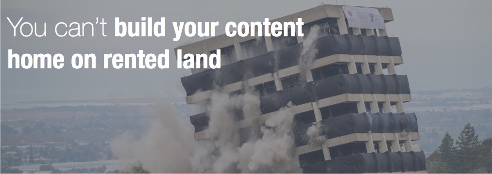 cant build your content home on rented land