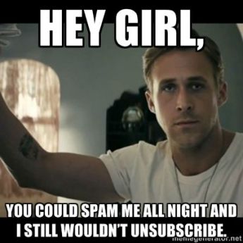increase email open rates ryan gosling
