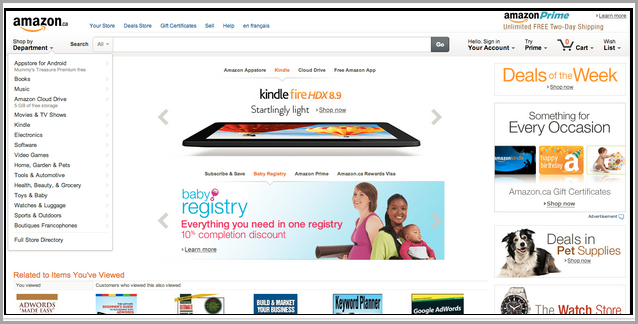 Amazon landing page 1 for landing page videos