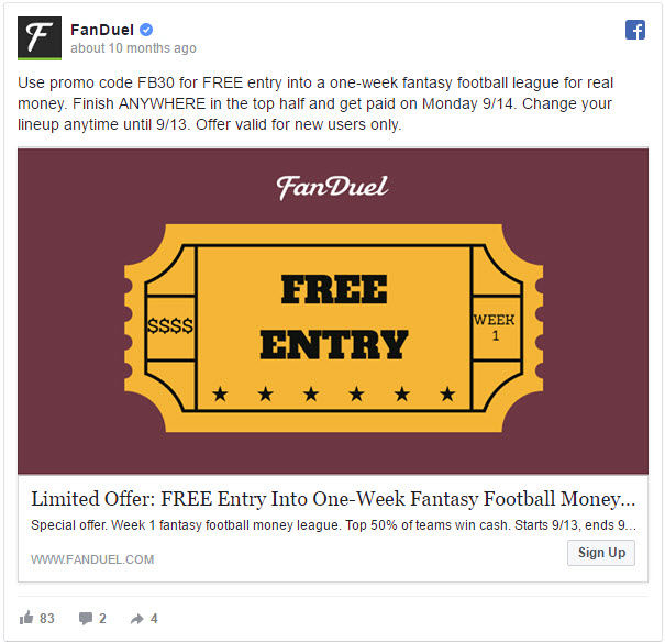 Facebook Ad Types