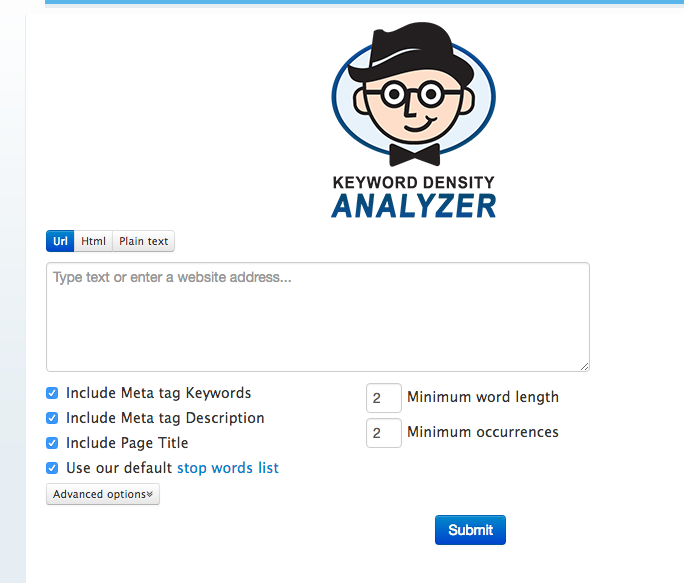 keyword analyzer