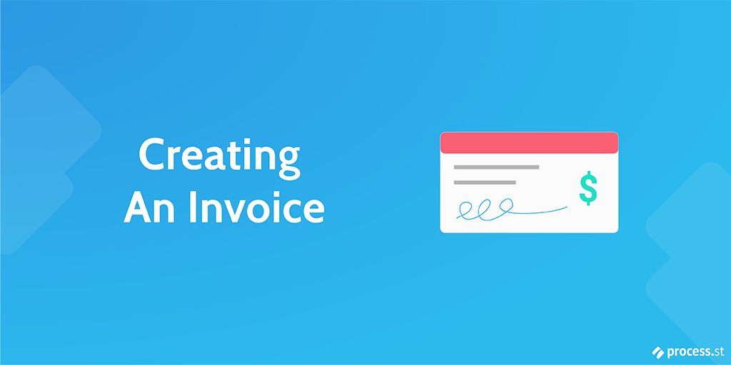 creating an invoice 