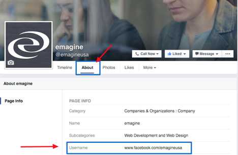 Optimize your Facebook page about tab