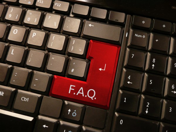 FAQ page, FAQ, FAQs, questions, customers, CRM, answers