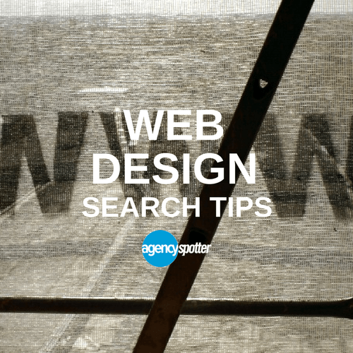 web design agency search tips