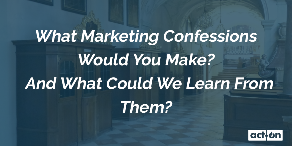 This infographic asks the question what confessions would you make as a digital marketer, and what could others learn from them. This article has seven confessions and corresponding takeaways.