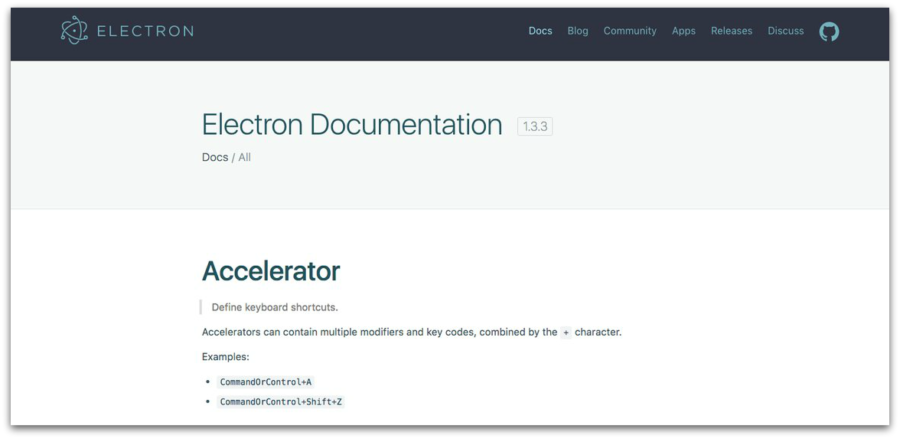 Electron Software Documentation-d