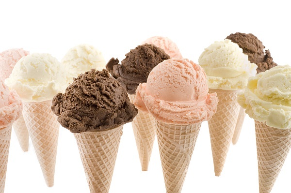 Image of different ice cream flavors symbolizing A/B website testing