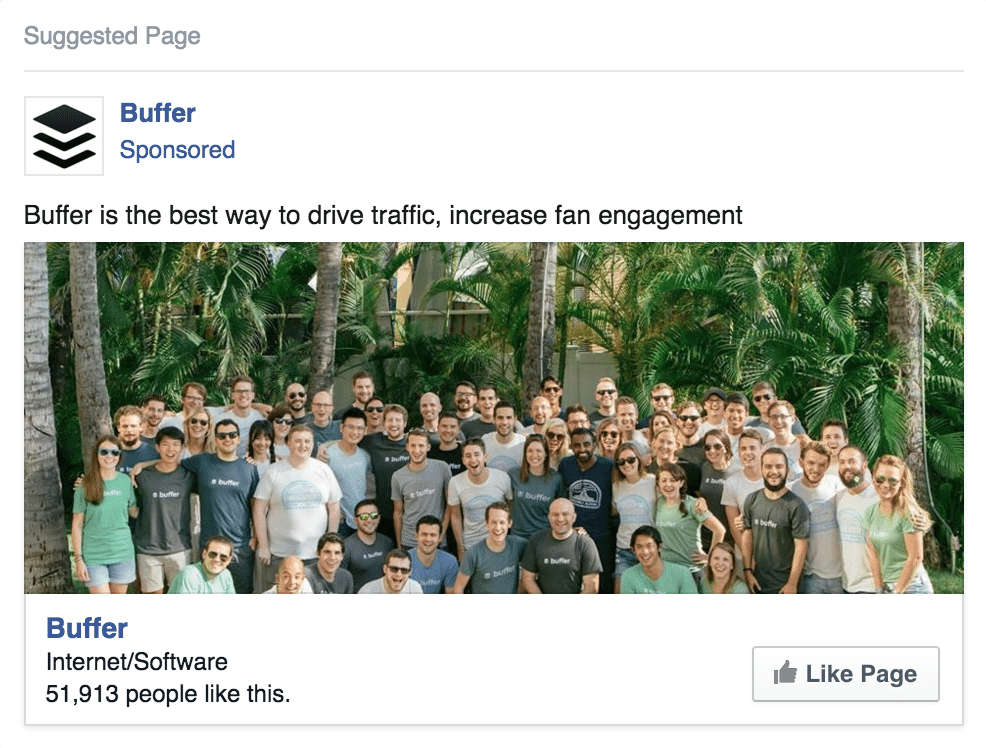 Page Likes - Facebook ads