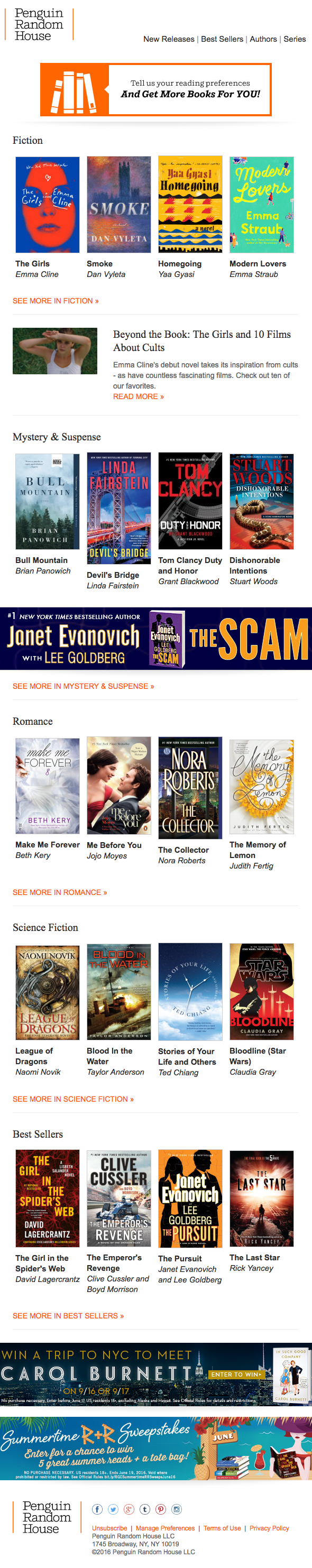 Penguin Random House Add personalized content