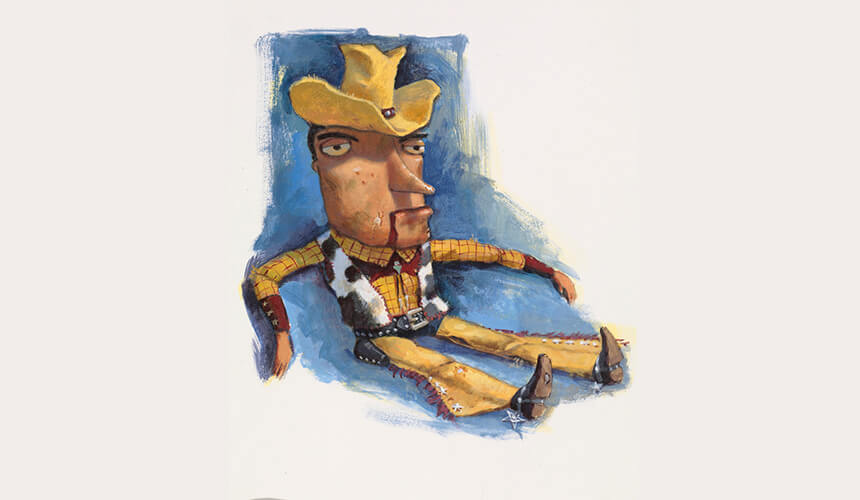 Woody Concept Art - Pixar Story Design