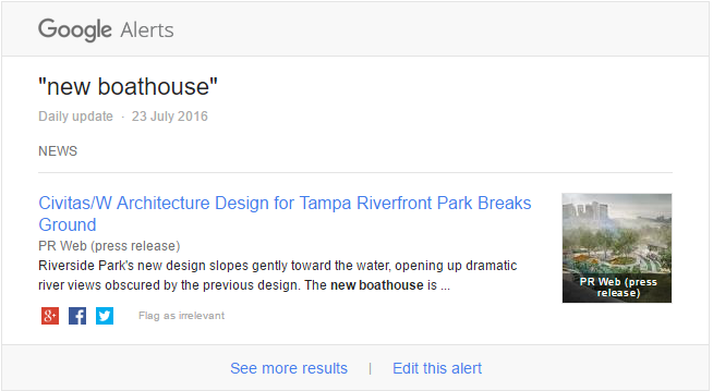google alerts example creative agency secrets