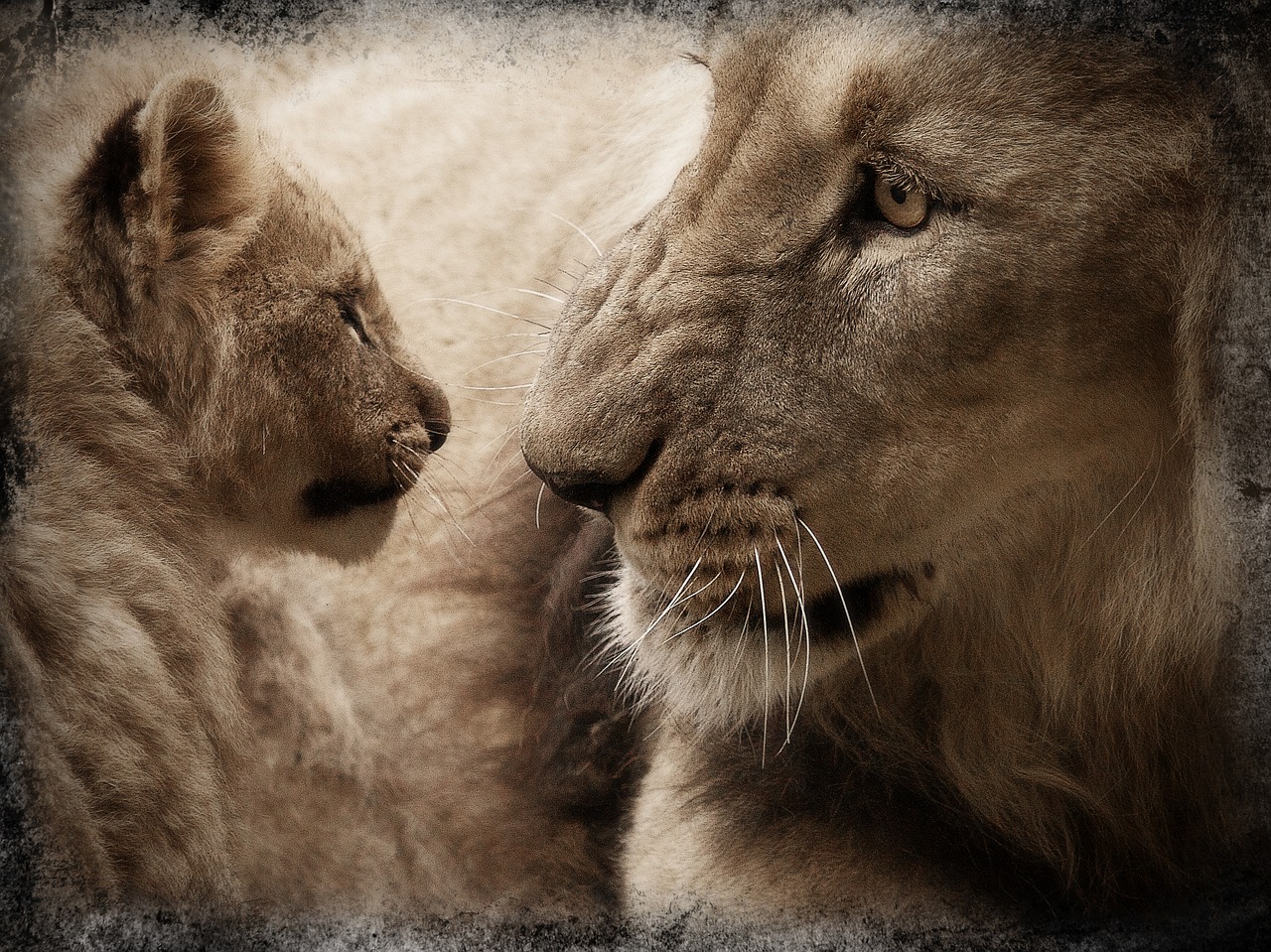 lion cub photo