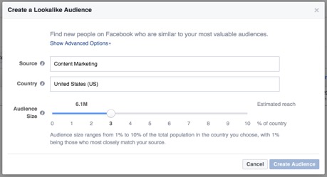 facebook lookalike
