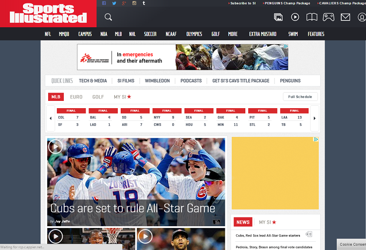 Sports Illustrated Website