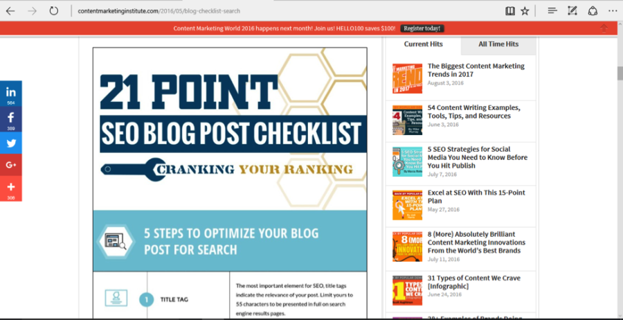21-point-seo-checklist