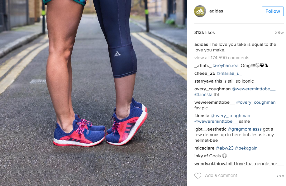 Adidas Instagram analytics social media