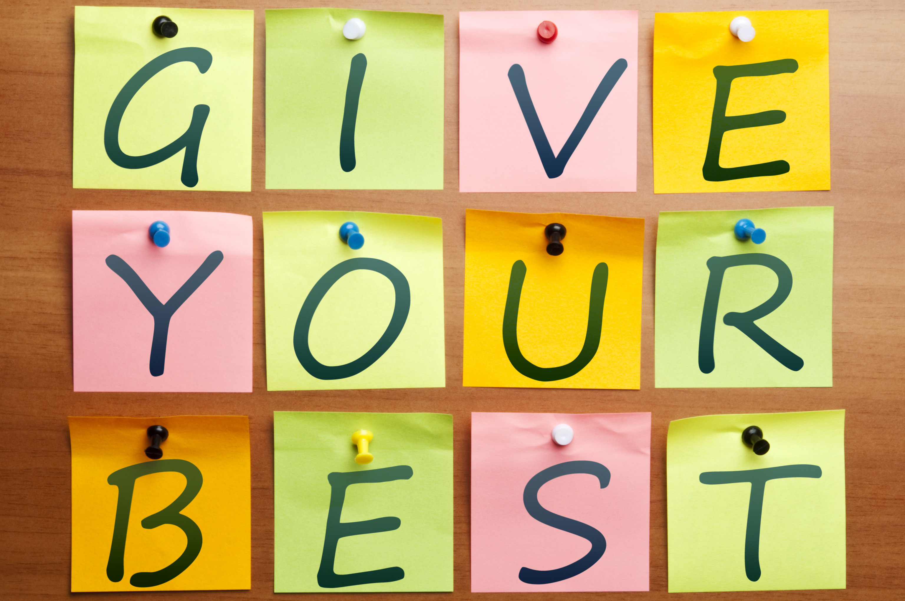 Give your best made by post it