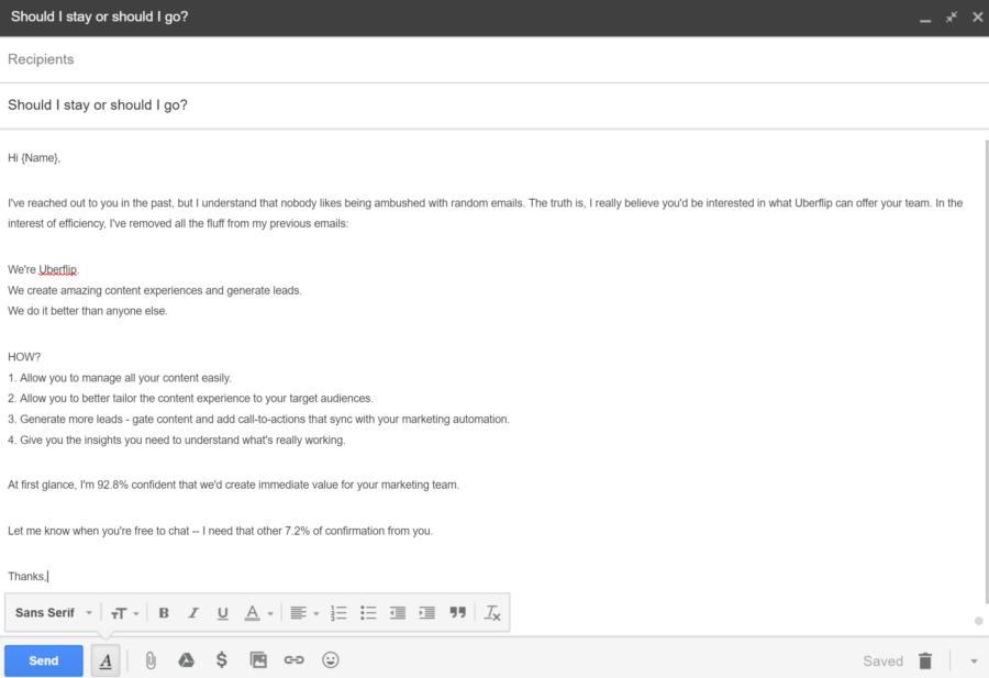 Cold Email Breakup Template 3