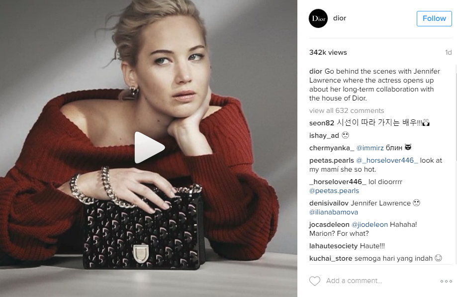 Dior Instagram Analytics Best brands