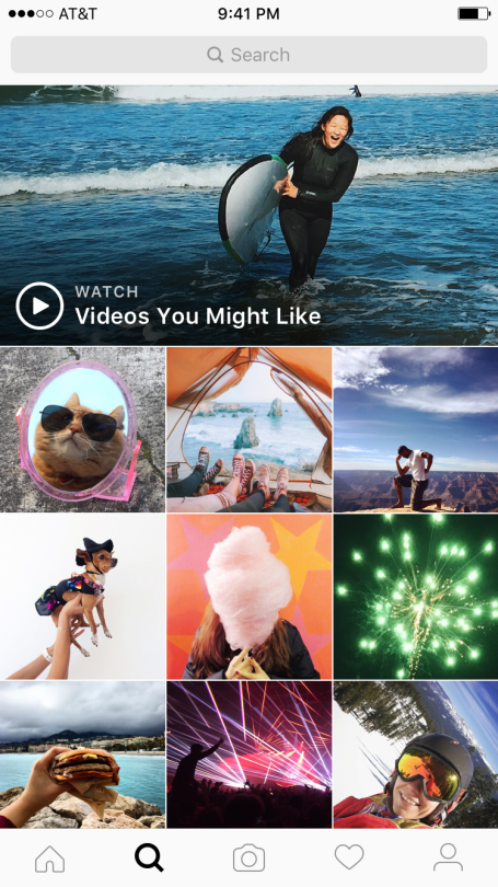 The idea behind Instagram Explore