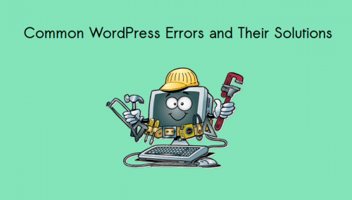 8 Most common WordPress Errors and How to Fix Them
